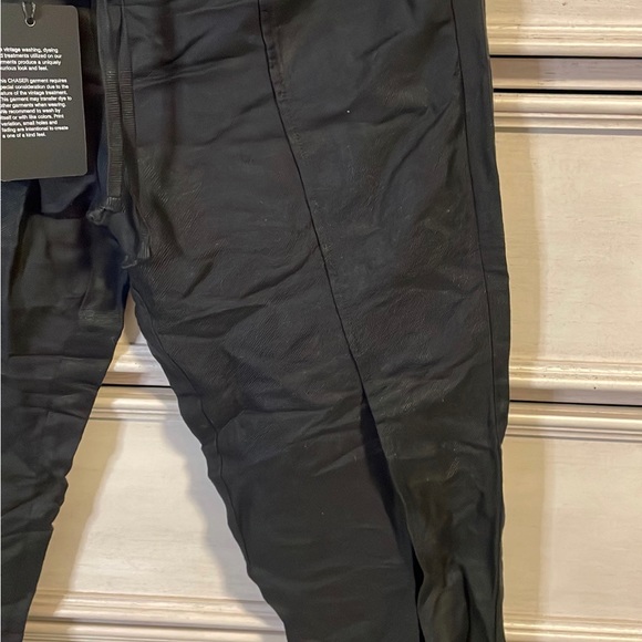 Women’s black sexy slit lounge chaser lounge pants medium nwt - Picture 2 of 3